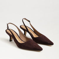 Sam Edelman Bianka Slingback Pump - Cafe Noir-Hand In Pocket