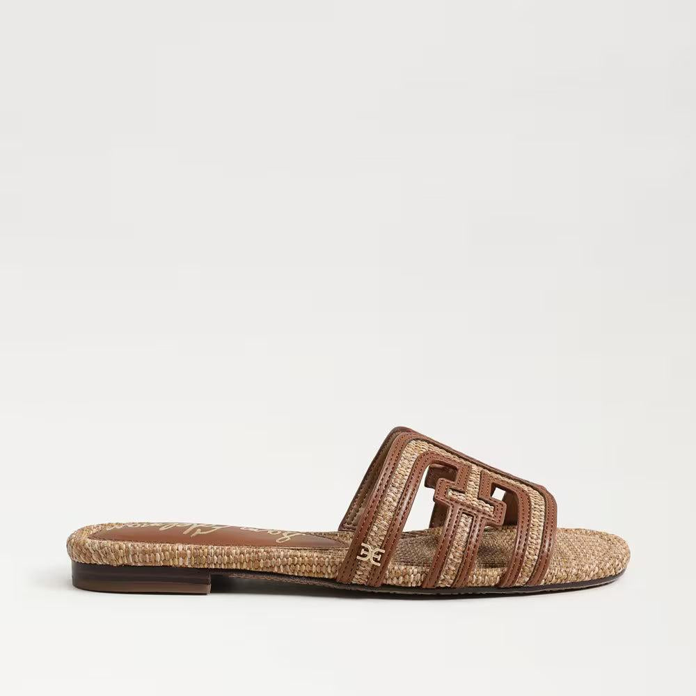 Sam Edelman Bay Raffia Sandal - Tawny/Tan-Hand In Pocket