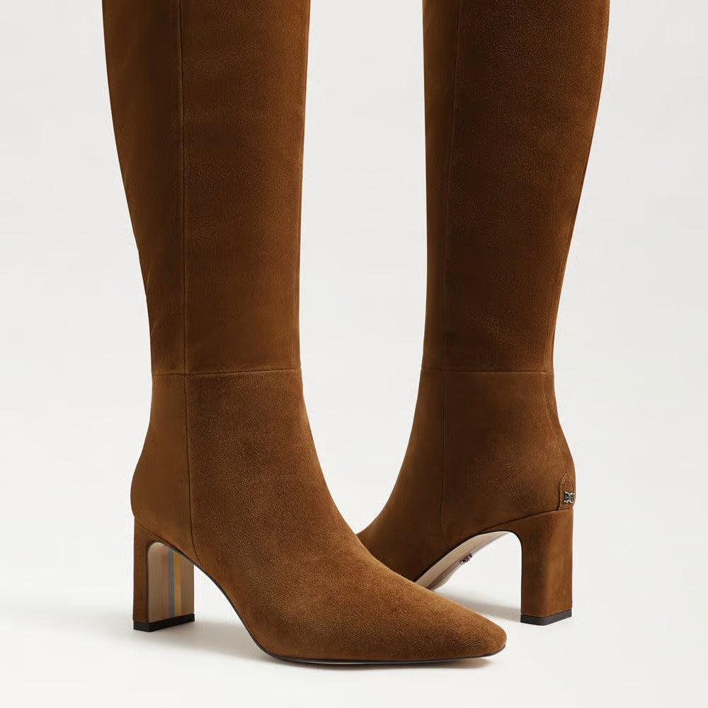 Sam Edelman Sylvia Knee High Boot - Warm Nutmeg Suede