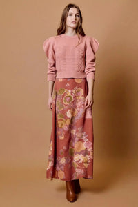 Cleobella Ellis Maxi Skirt - Sylvaine Print-Hand In Pocket
