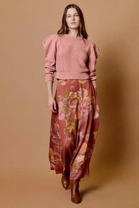 Cleobella Ellis Maxi Skirt - Sylvaine Print-Hand In Pocket