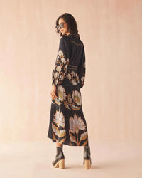 Omika Emery Maxi Dress - Mattia Obsidian-Hand In Pocket