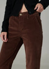 Joe's Jeans The Provocateur Petite Bootcut - Chocolate-Hand In Pocket