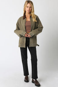 Eli Barn Jacket- Olive
