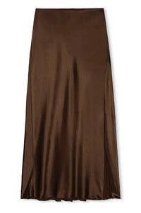 Rails Maya Midi Skirt- Espresso-Hand In Pocket