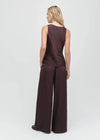 Favorite Daughter The Everything Wide Leg Pant - Espresso-Hand In Pocket