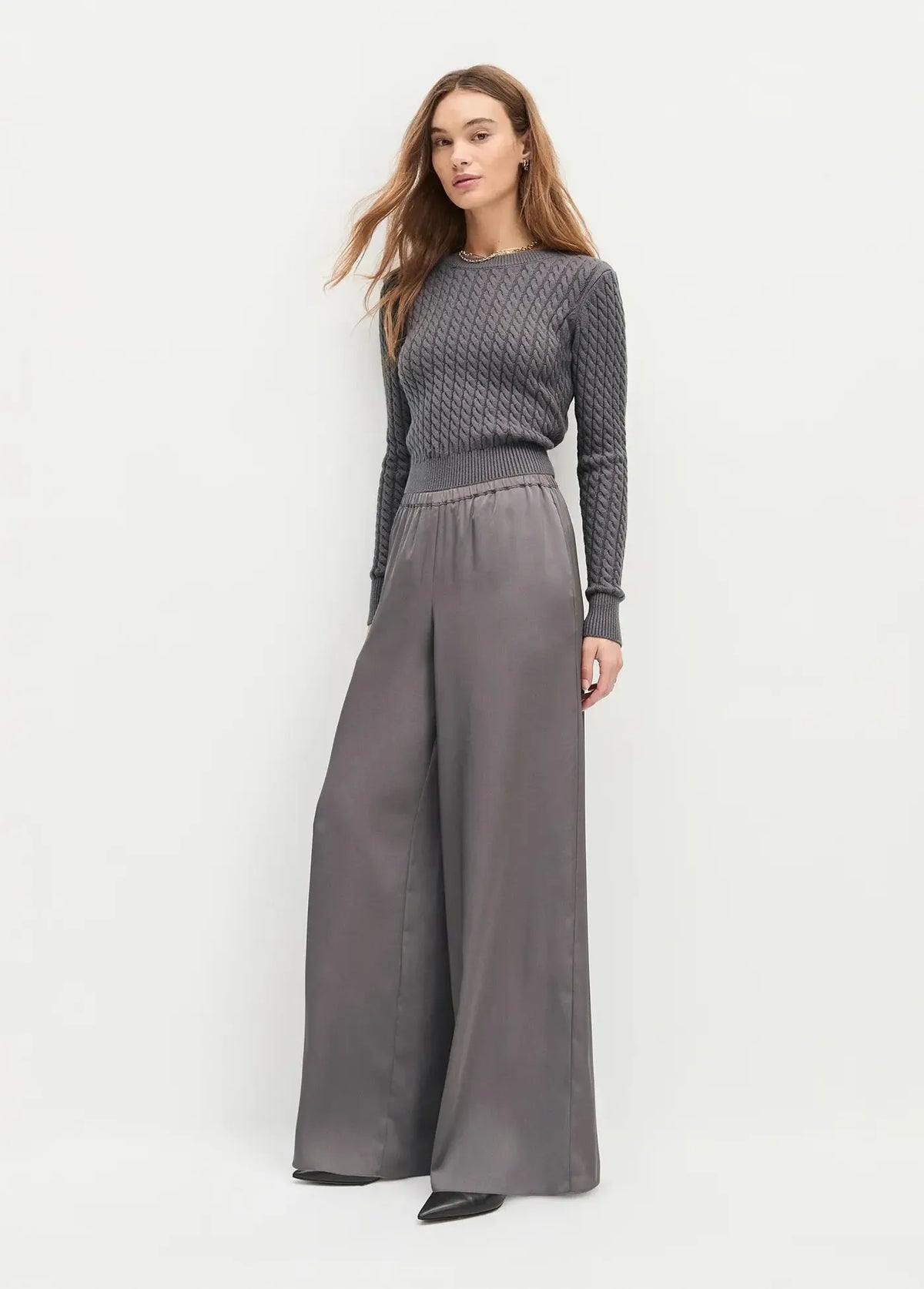 The Feel Good Sweater-Grey Shadow-Hand In Pocket