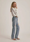 Favorite Daughter Making Me Blush Top - Ivory-Hand In Pocket