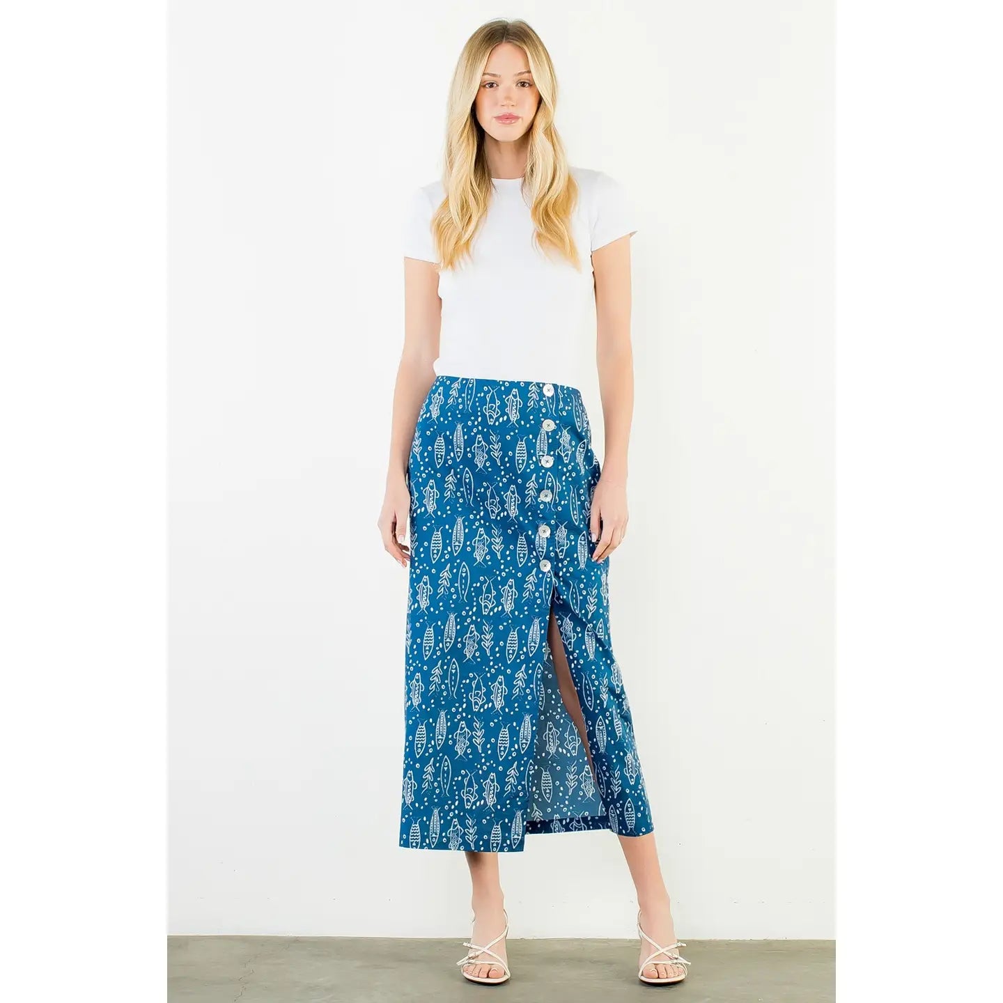 THML Whitney Skirt - Blue