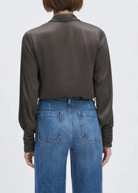 Favorite Daughter The Better Off Bodysuit - Coffee-Hand In Pocket