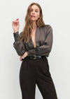 Favorite Daughter The Better Off Bodysuit - Coffee-Hand In Pocket