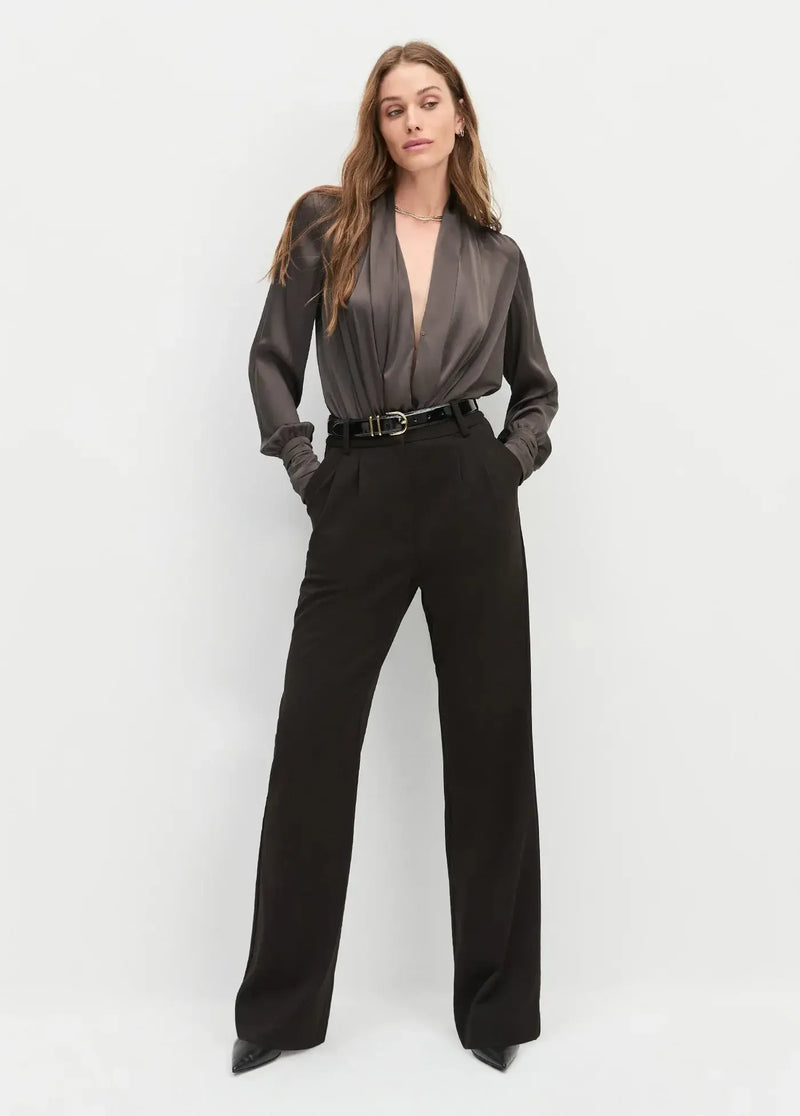Favorite Daughter The Better Off Bodysuit - Coffee-Hand In Pocket