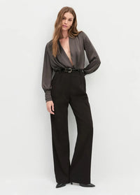 Favorite Daughter The Better Off Bodysuit - Coffee-Hand In Pocket