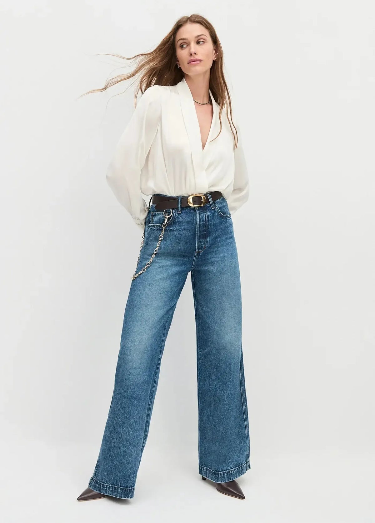 Favorite Daughter The Better Off Bodysuit - Ivory-Hand In Pocket