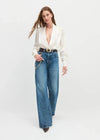 Favorite Daughter Masha Super High Rise Wide Leg-Dillion-Hand In Pocket