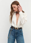 Favorite Daughter The Better Off Bodysuit - Ivory-Hand In Pocket