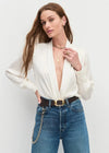 Favorite Daughter The Better Off Bodysuit - Ivory-Hand In Pocket