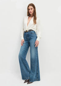 Favorite Daughter The Better Off Bodysuit - Ivory-Hand In Pocket