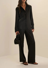Favorite Daughter The Everything Pant - Black-Hand In Pocket