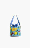 Lush Fruits Beaded Bucket Bag-Hand In Pocket