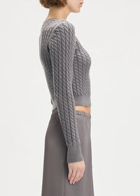 The Feel Good Sweater-Grey Shadow-Hand In Pocket