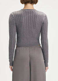 The Feel Good Sweater-Grey Shadow-Hand In Pocket