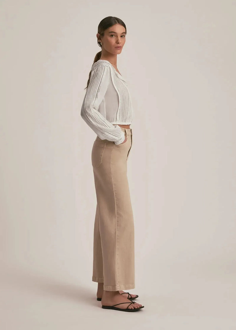 Favorite Daughter Mischa Wideleg Ankle - French Oak-Hand In Pocket