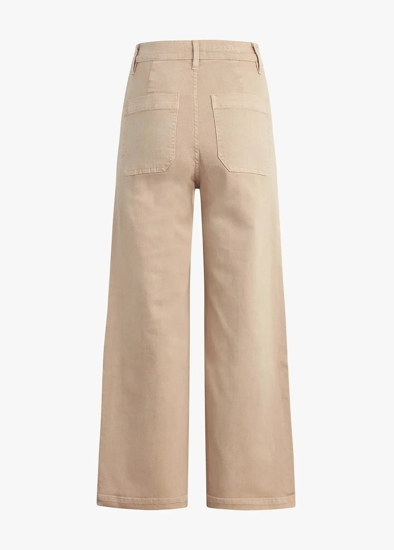 Favorite Daughter Mischa Wideleg Ankle - French Oak-Hand In Pocket