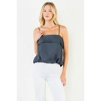 THML Caroline Top - Navy-Hand In Pocket