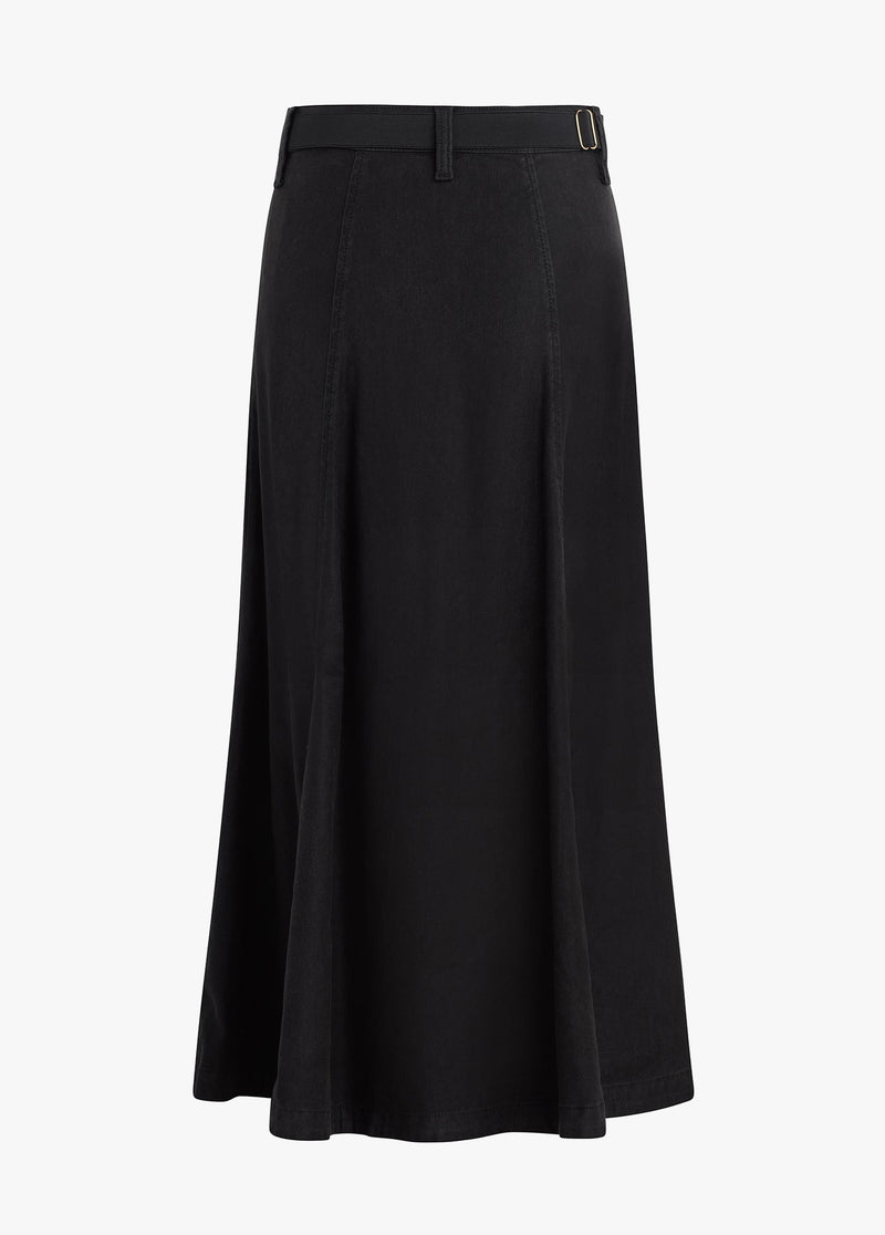 Favorite Daughter Lila Skirt - Jet Black-Hand In Pocket