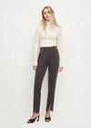 Favorite Daughter Split Decision Pant- Coffee-Hand In Pocket