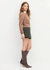 Favorite Daughter The Elena L/S Top - Mocha-Hand In Pocket