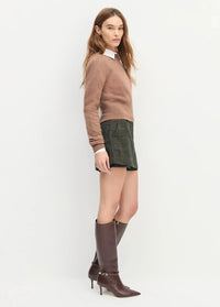 Favorite Daughter The Elena L/S Top - Mocha-Hand In Pocket