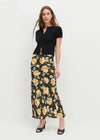 Favorite Daughter The Favorite Skirt - Golden Flowerbed-Hand In Pocket
