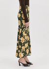 Favorite Daughter The Favorite Skirt - Golden Flowerbed-Hand In Pocket