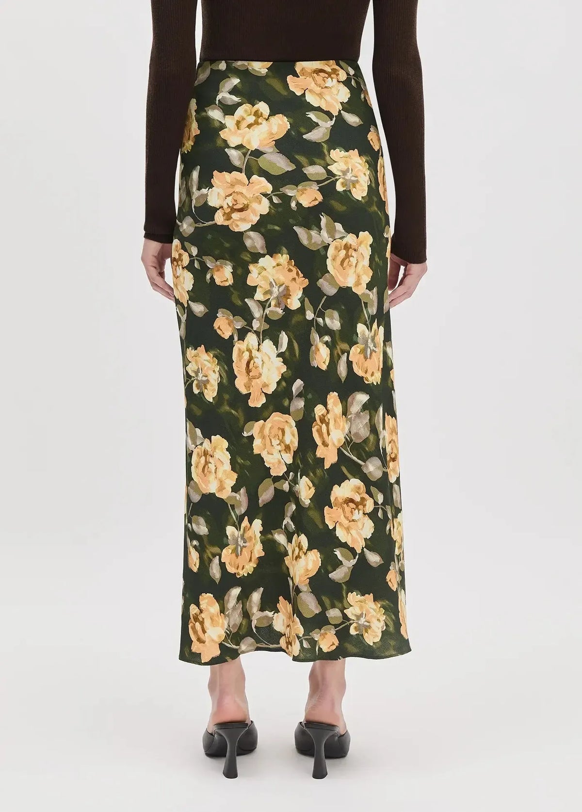 Favorite Daughter The Favorite Skirt - Golden Flowerbed-Hand In Pocket