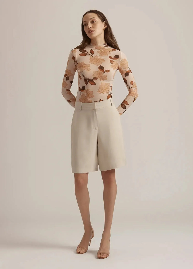 Favorite Daughter The Sheer Fantasy Top - Bare Roses-Hand In Pocket