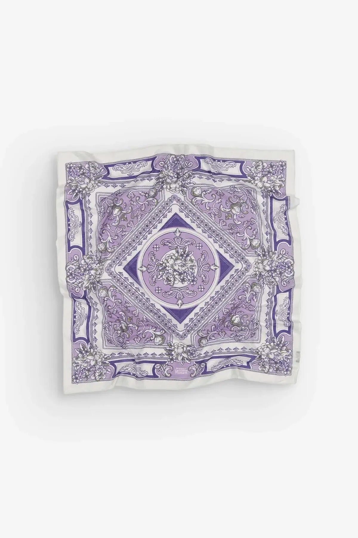 Mosaic Lilas Cotton Scarf