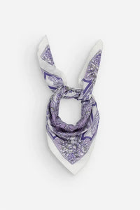 Mosaic Lilas Cotton Scarf