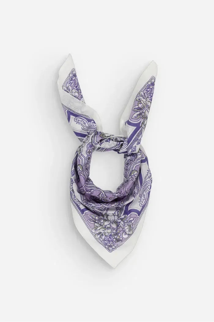 Mosaic Lilas Cotton Scarf