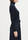 Favorite Daughter The Amelia L/S Top- Navy-Hand In Pocket