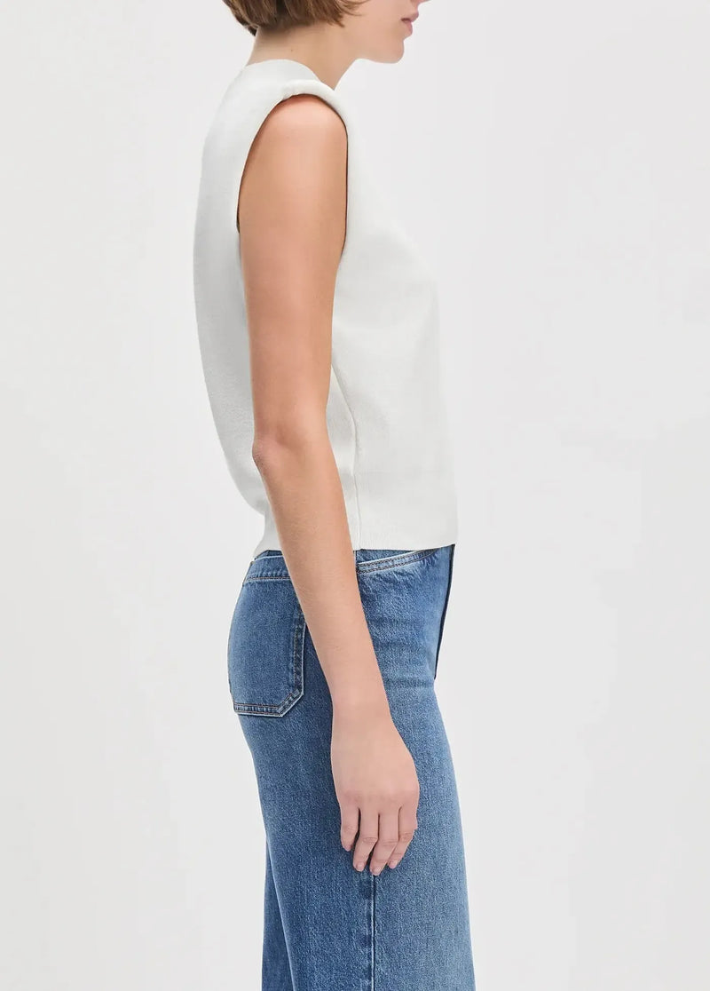 Favorite Daughter The Whitney Top - Ivory-Hand In Pocket