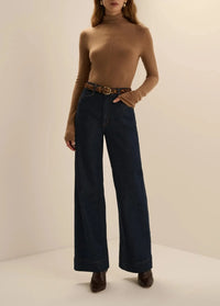 Favorite Daughter The Be Your Girl Top - Camel-Hand In Pocket