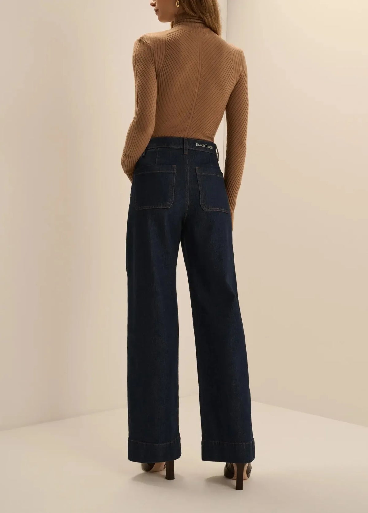Favorite Daughter The Be Your Girl Top - Camel-Hand In Pocket