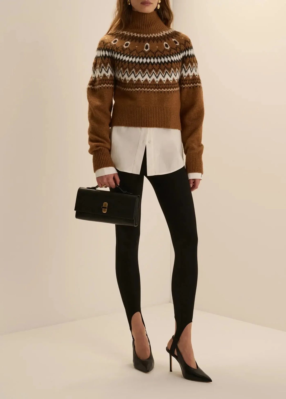 Favorite Daughter The Chalet Sweater - Camel Multi-Hand In Pocket