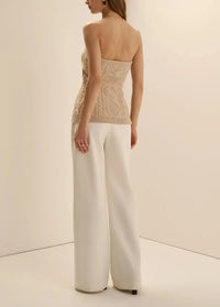 Favorite Daughter The Layla Bustier & Shrug - Cream