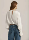 Favorite Daughter Making Me Blush Top - Ivory-Hand In Pocket