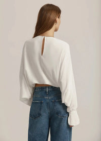 Favorite Daughter Making Me Blush Top - Ivory-Hand In Pocket