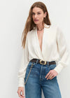 Favorite Daughter The Better Off Bodysuit - Ivory-Hand In Pocket