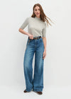 Favorite Daughter Masha Super High Rise Wide Leg-Dillion-Hand In Pocket